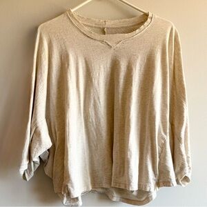 Aerie Cream Dolman Sleeve Top